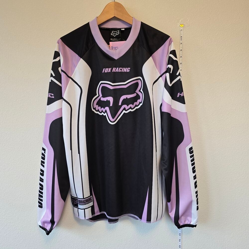 Fox Racing Foxy Girl Racing Jersey in Lavender and Black NWT, size XL